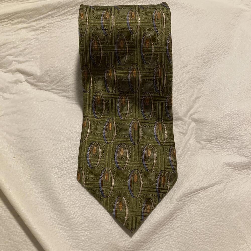 NWOT Villa Bolgheri Green Tie